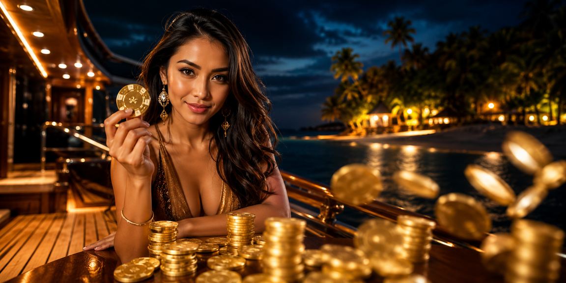 Model bermain permainan kartu menggambarkan pengalaman live casino interaktif di platform online