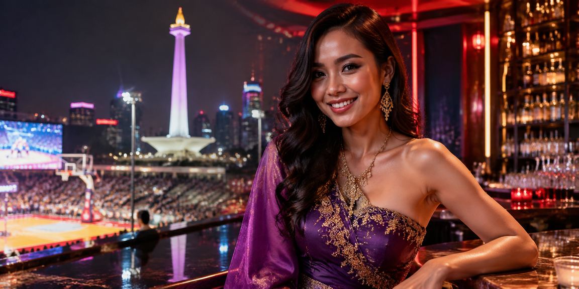 Taruhan basket dengan latar neon mencerminkan promosi taruhan olahraga yang menarik dan penuh energi